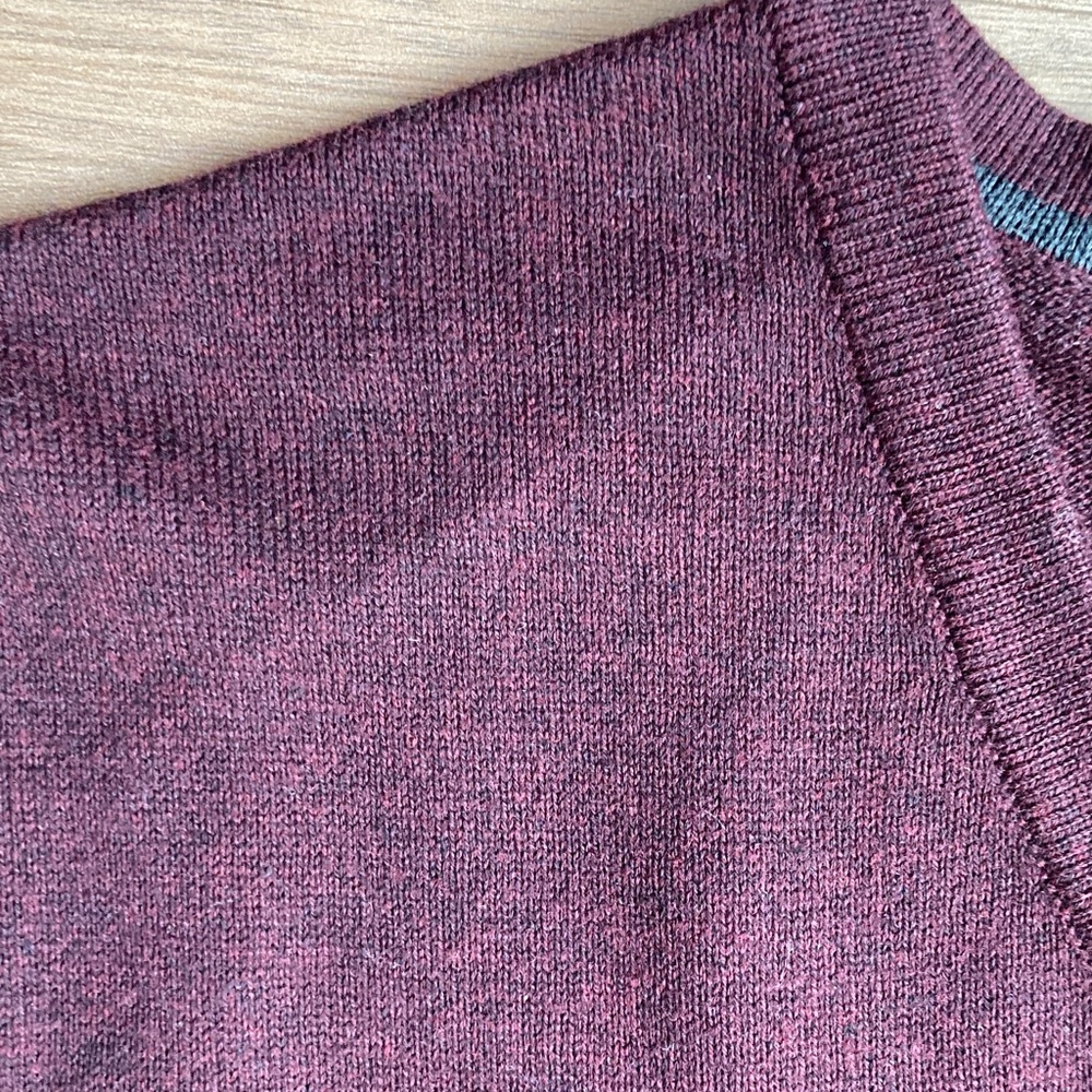 Van Heusen pullover classic fit sweater vest business casual office preppy L - Picture 7 of 17